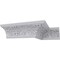 Ekena Millwork 3 1/2"H x 3 1/2"P x 5"F x 94 1/2"L, (6 3/8" Repeat), Rose Crown Moulding MLD03X03X05RO - alternate 5